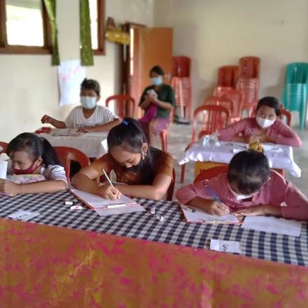 KEGIATAN BULAN BAHASA BALI DESA WANASARI