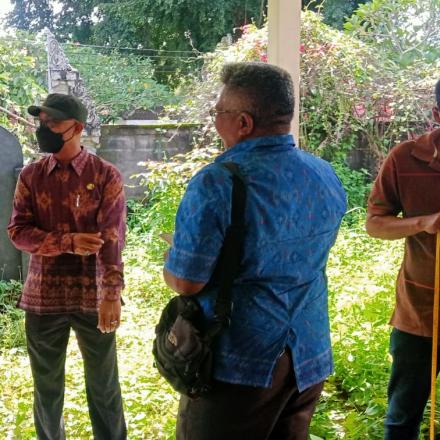 Kunjungan Tim Aset BAKEUDA Tabanan Ke Desa Wanasari