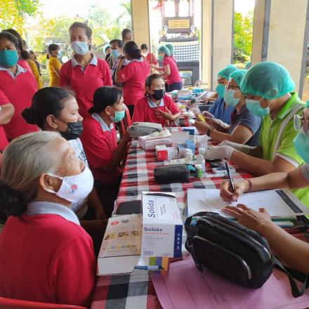 Kegiatan Puskesmas Keliling (PUSLING) di Desa Wanasari