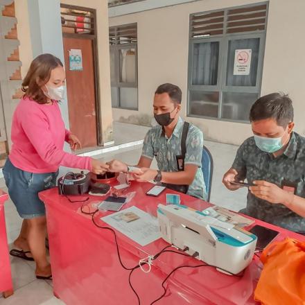 Pelayanan Samsat Kerti Di Desa Wanasari