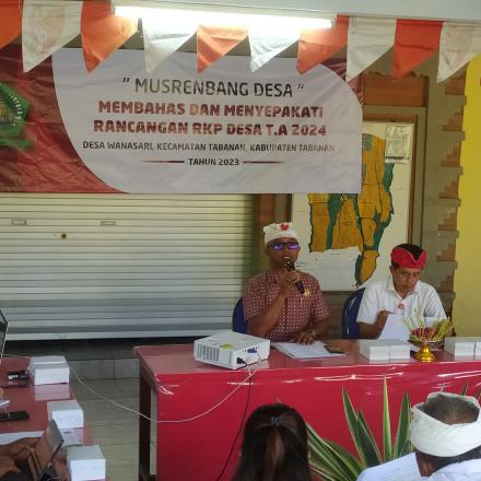 “Musrenbang Desa” Membahas dan Menyepakati Rancangan RKP Desa Tahun Anggaran 2024