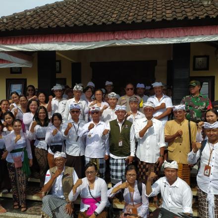 Pelantikan Anggota KPPS Desa Wanasari Untuk Pemilihan Umum Tahun 2024