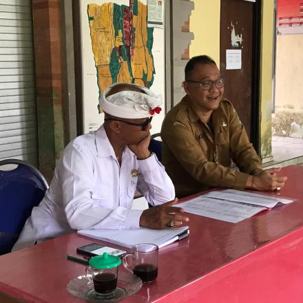  Kepala UPTD Puskesmas Tabanan II Koordinasi Program Darbin