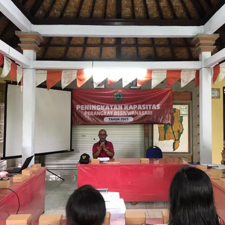 Tingkatkan Kapasitas Perangkat Desa, Desa Wanasari Gelar Bimtek TPK dan Perangkat Desa